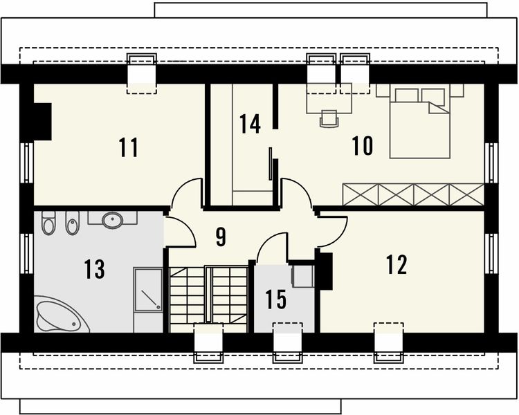 Poddasze projektu Rewers