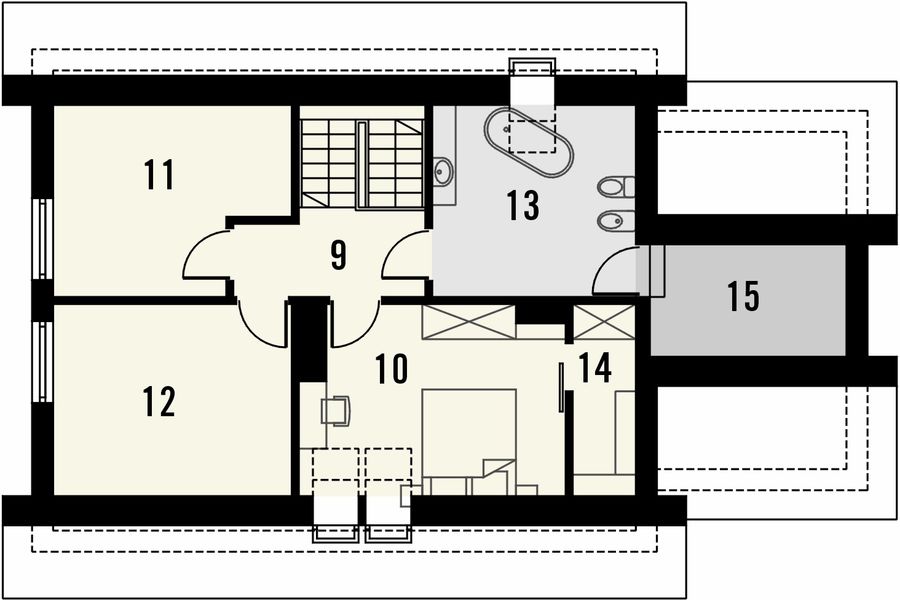 Poddasze projektu Toffi