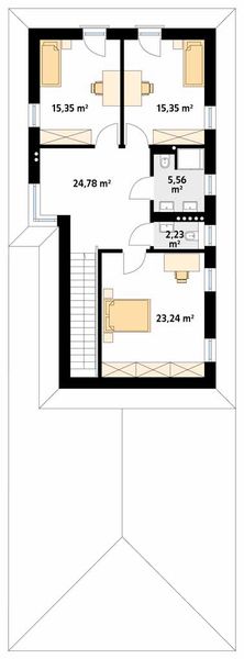 Piętro 1 projektu Bagatela