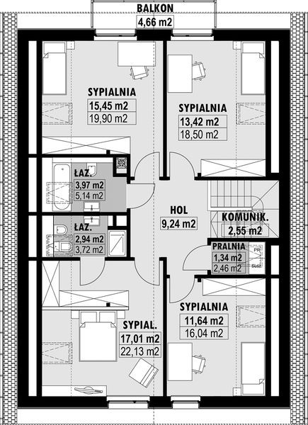 Poddasze projektu E-257