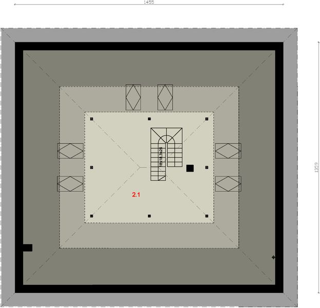Poddasze projektu Sej-pro 006 energo