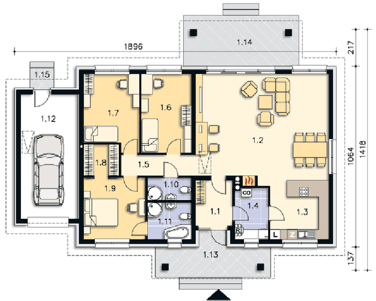 Parter projektu Rockville III DCB121b