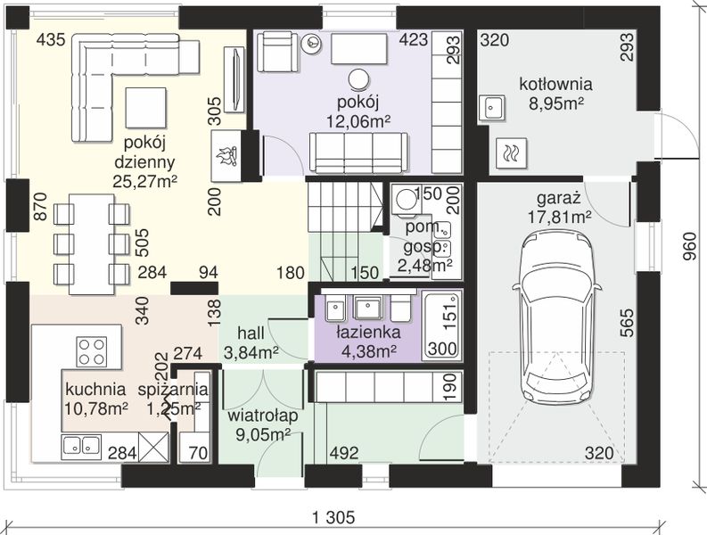 Parter projektu Dom przy Cyprysowej 100