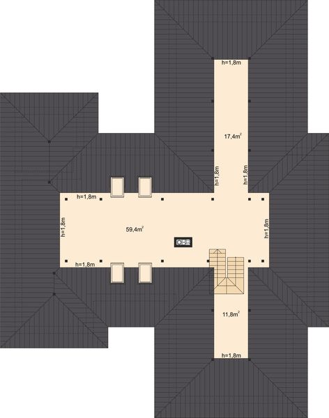 Poddasze projektu APS 312