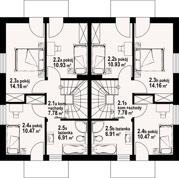 Poddasze projektu Pasowo ab