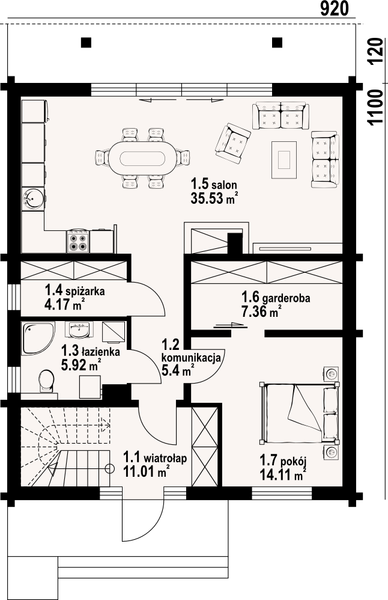 Parter projektu Grochowice 1dw