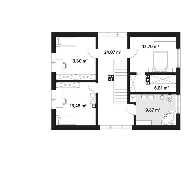 Poddasze projektu Jagodowy dr-S