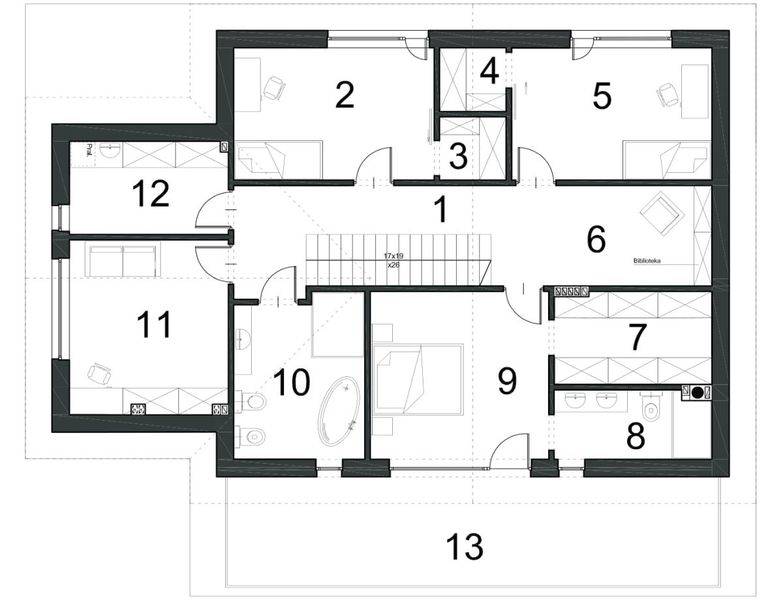 Poddasze projektu Poszukiwany D68