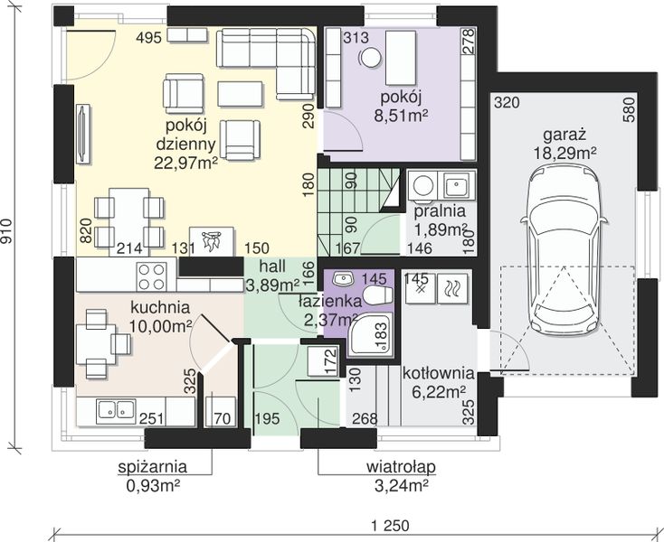 Parter projektu Dom przy Cyprysowej 60
