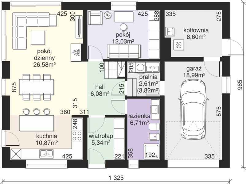 Parter projektu Dom przy Cyprysowej 101