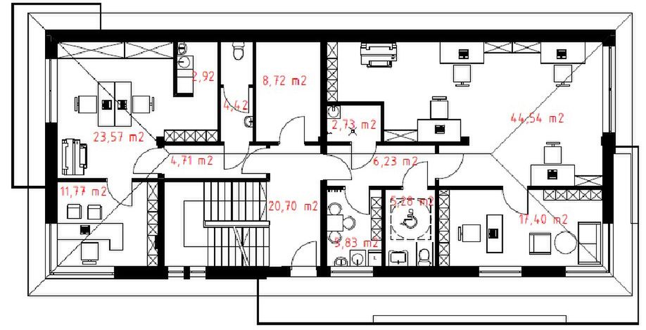 Piętro 1 projektu Primavera 1