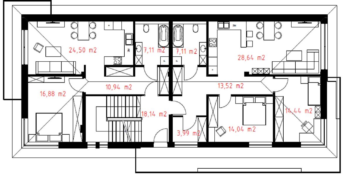 Piętro 1 projektu Primavera 3