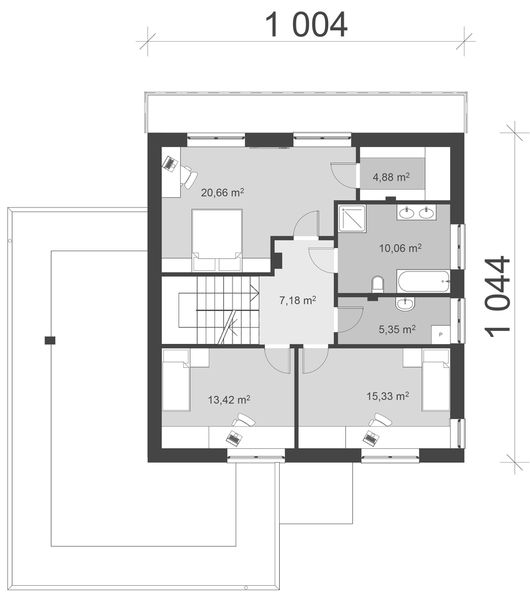 Piętro 1 projektu uA41v3