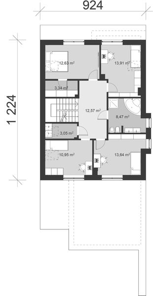 Poddasze projektu uA151