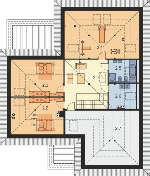 Poddasze projektu Padme 6