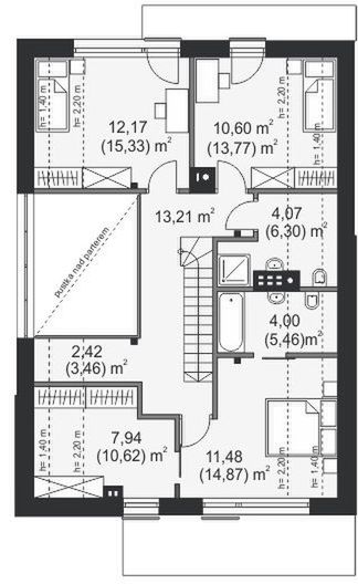 Poddasze projektu DomStudio 08