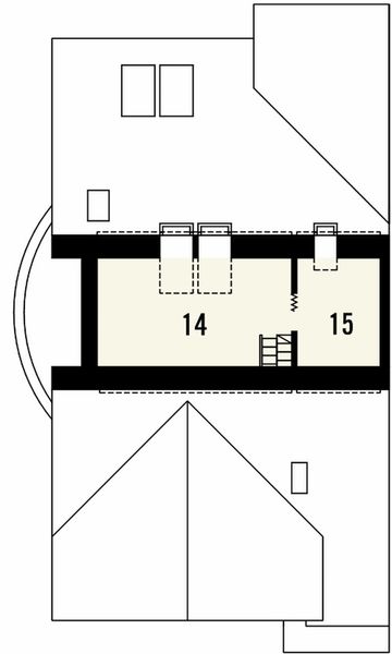 Poddasze II projektu Maxima Nova 2