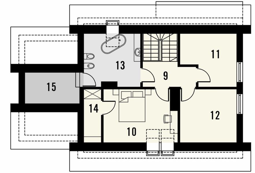 Poddasze projektu Melonik