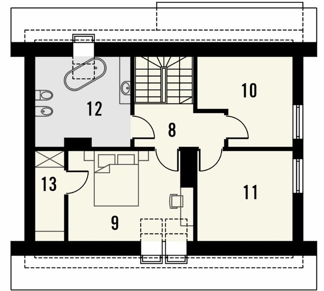 Poddasze projektu Melonik 2