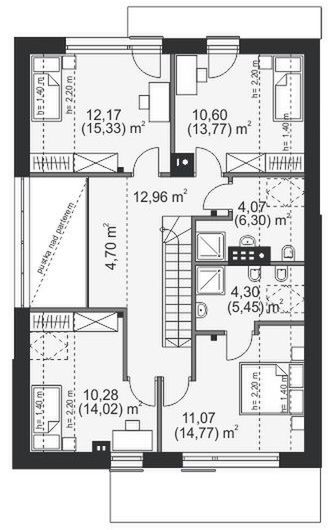 Poddasze projektu DomStudio 08A