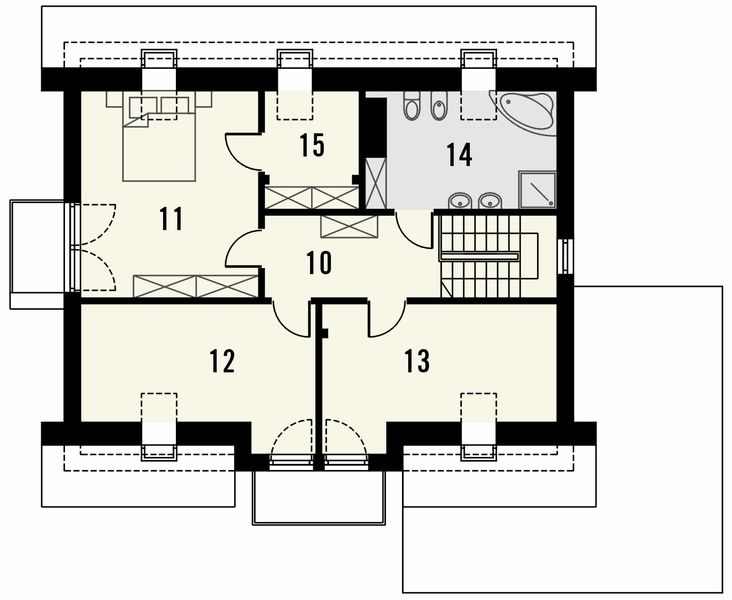 Poddasze projektu Sonata