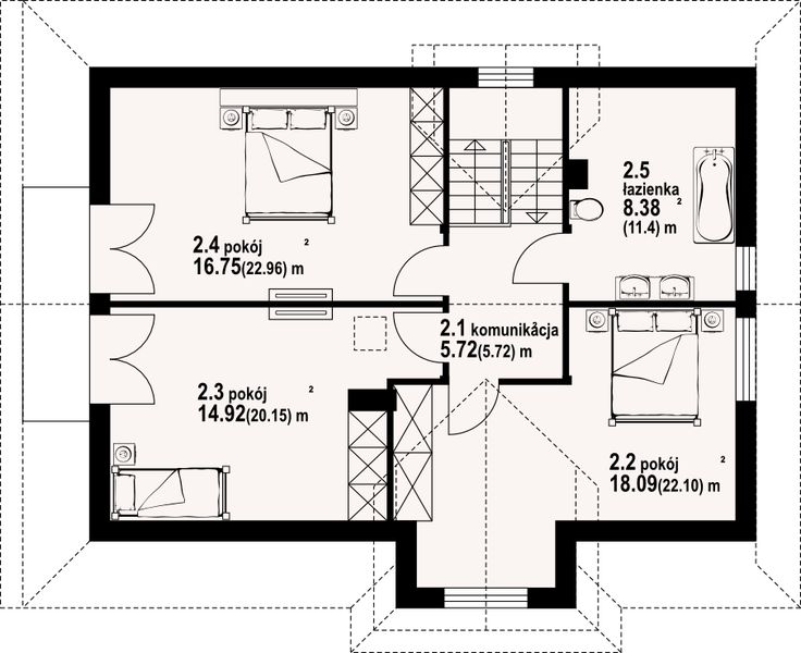 Poddasze projektu Milicz dw 29
