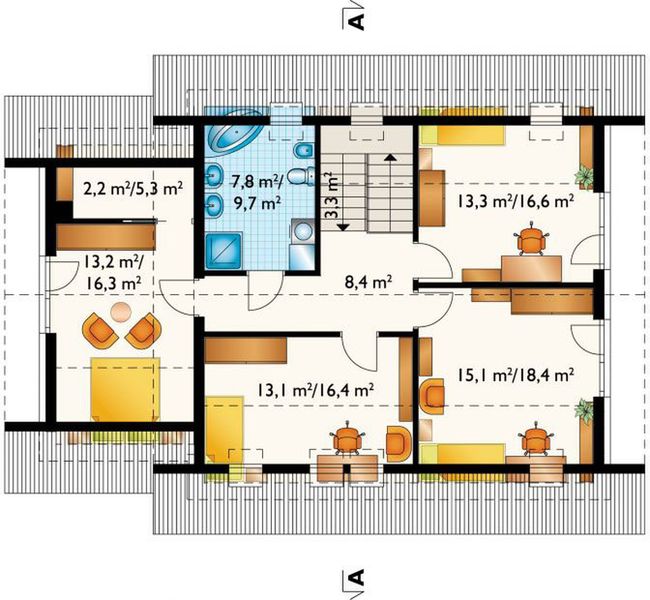 Poddasze projektu Sambor Alter (1690)