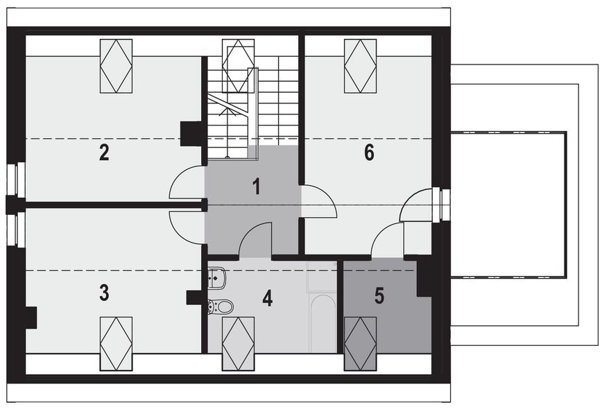 Poddasze projektu Eco 37