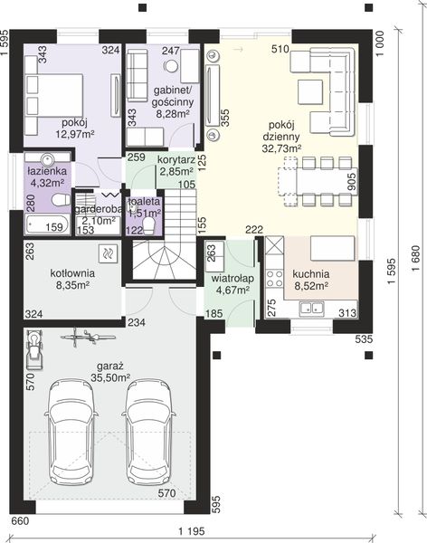 Parter projektu Dom przy Bukowej 42