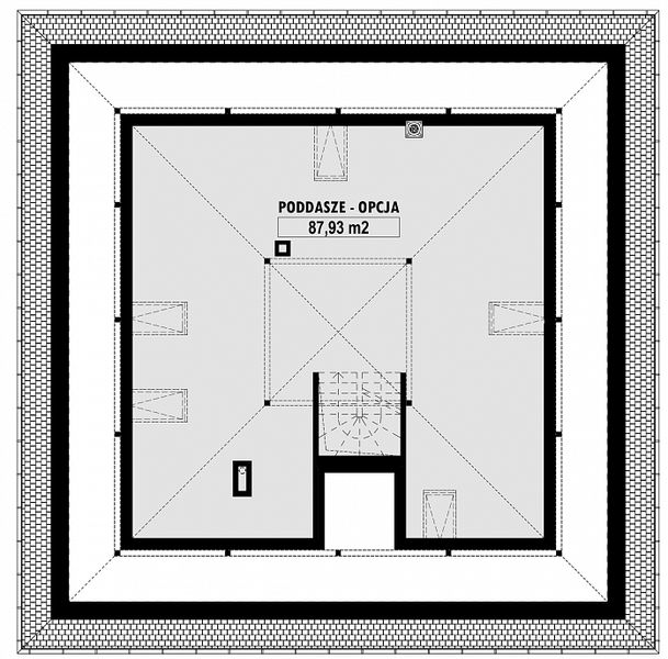 Poddasze projektu E-247