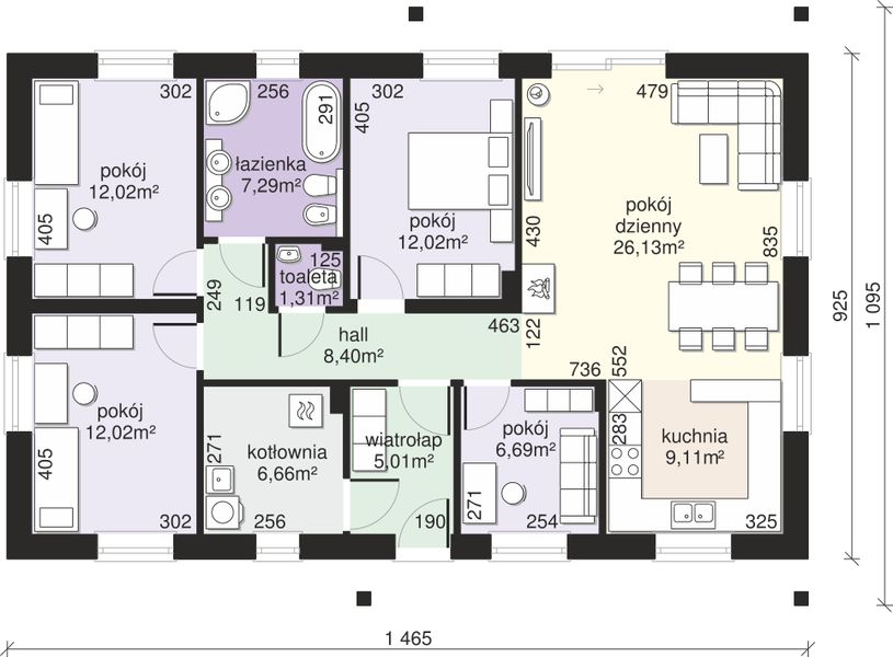 Parter projektu Dom przy Bukowej 43