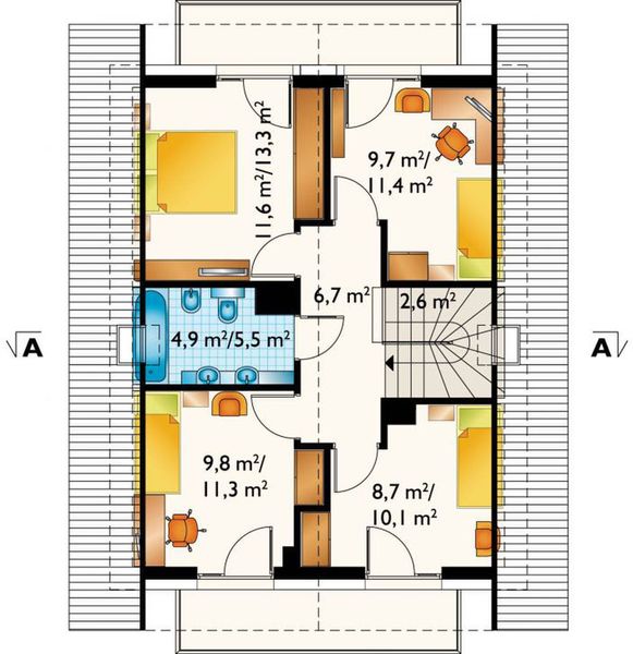 Poddasze projektu Biedronka (1666)