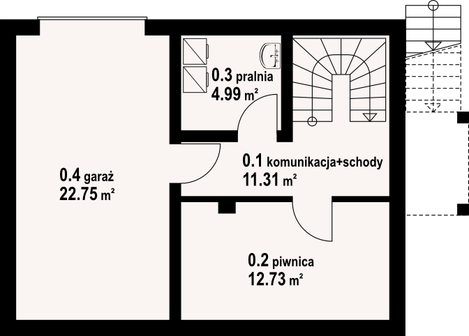 Piwnica projektu Trzebowo dw 9