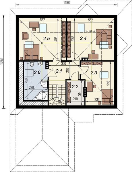Poddasze projektu DJ 004