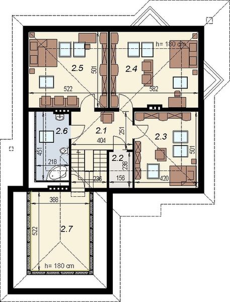 Poddasze projektu DJ 077