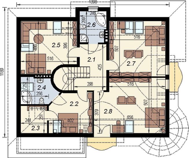 Poddasze projektu DJ 131