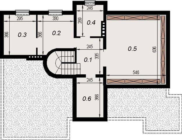 Piwnica projektu DJ 152A