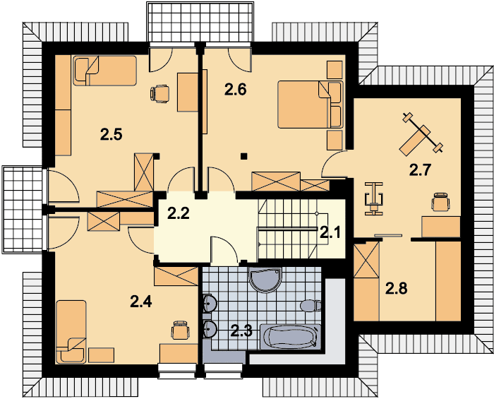 Poddasze projektu Belinda