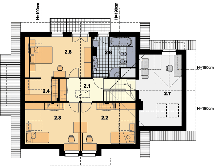 Poddasze projektu Metis II