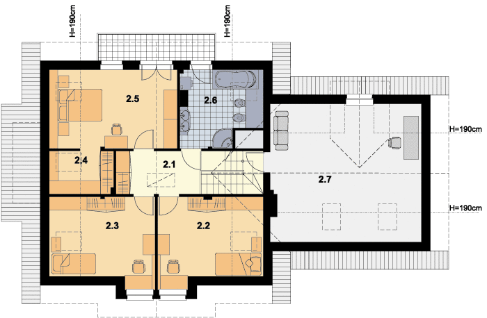 Poddasze projektu Metis III