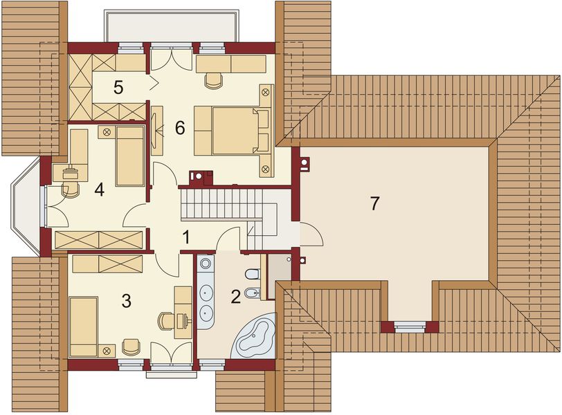 Poddasze projektu Tymon 2N