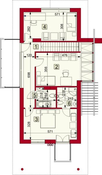 Piętro 1 projektu Vinci