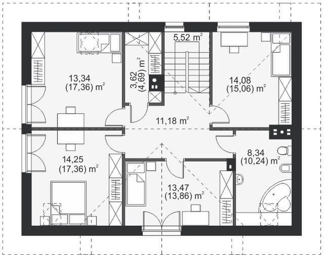 Poddasze projektu Oletta Termo