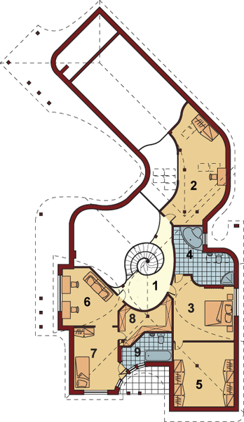 Poddasze projektu Aida