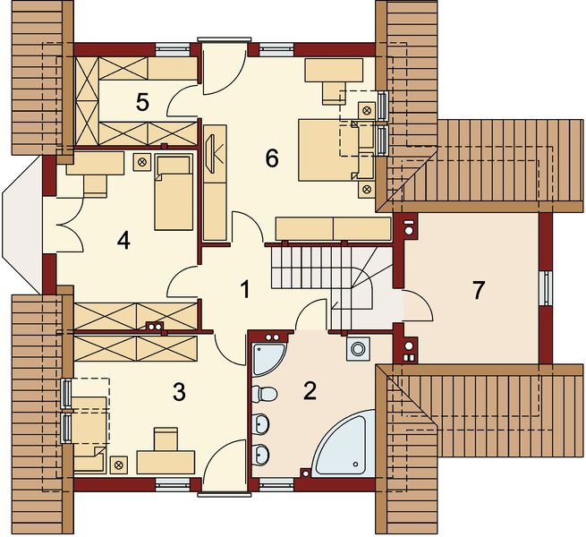 Poddasze projektu Romus