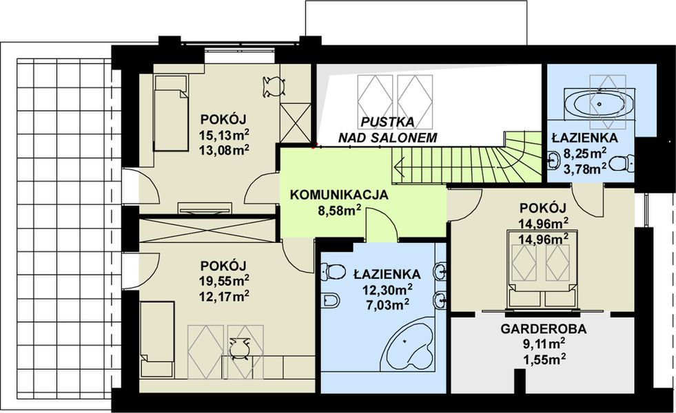 Poddasze projektu TK59