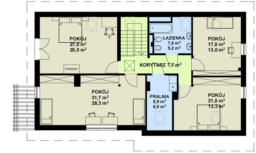 Poddasze projektu TK25