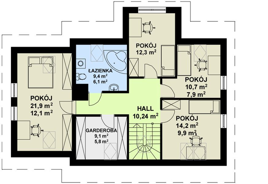 Poddasze projektu TK10GL1