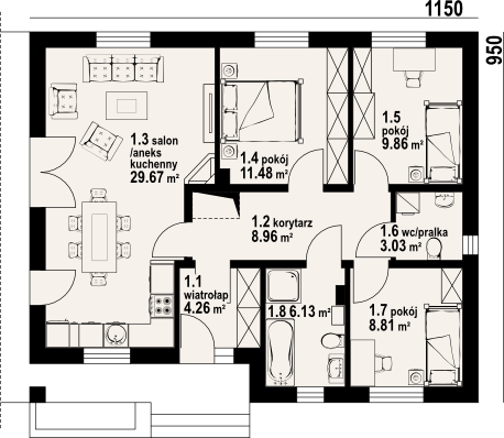 Parter projektu Piaseczno 1m