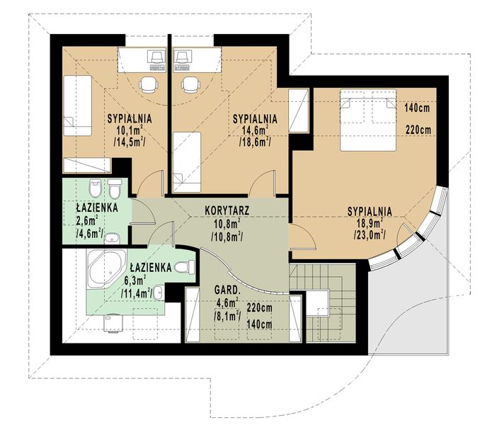 Poddasze projektu WB-0015